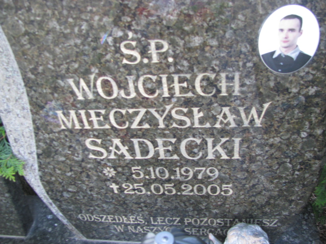 Wojciech Mieczysław Sadecki 1979 Wielkie Czyste - Grobonet - Wyszukiwarka osób pochowanych