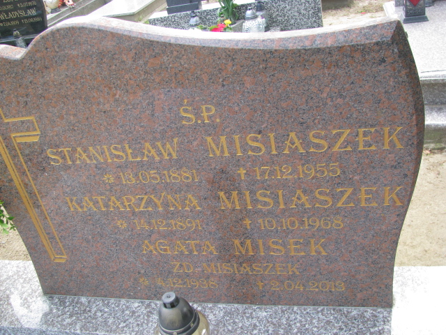 Agata Misek 1938 Wielkie Czyste - Grobonet - Wyszukiwarka osób pochowanych