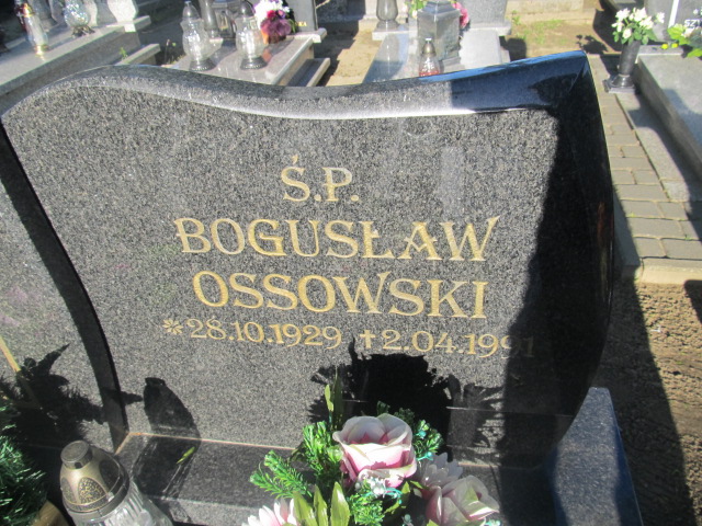 Bogusław Ossowski 1929 Wielkie Czyste - Grobonet - Wyszukiwarka osób pochowanych