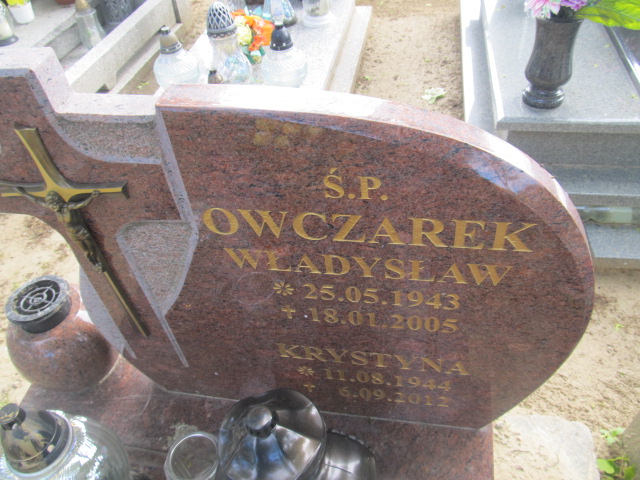 Własysław Owczarek 1943 Wielkie Czyste - Grobonet - Wyszukiwarka osób pochowanych