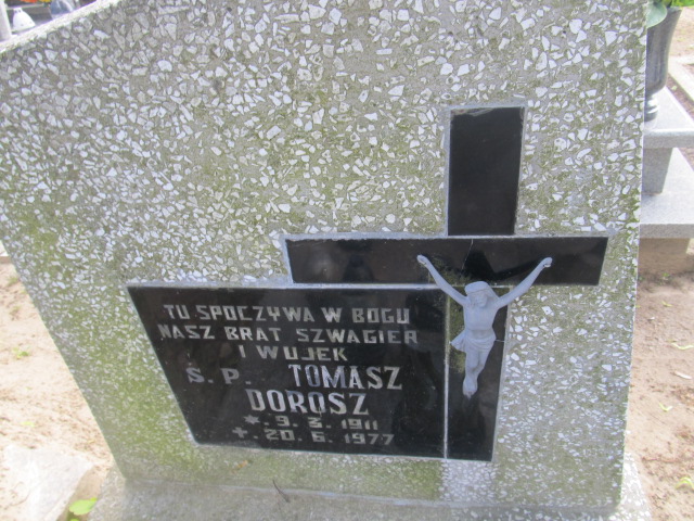 Tomasz Dorosz 1911 Wielkie Czyste - Grobonet - Wyszukiwarka osób pochowanych